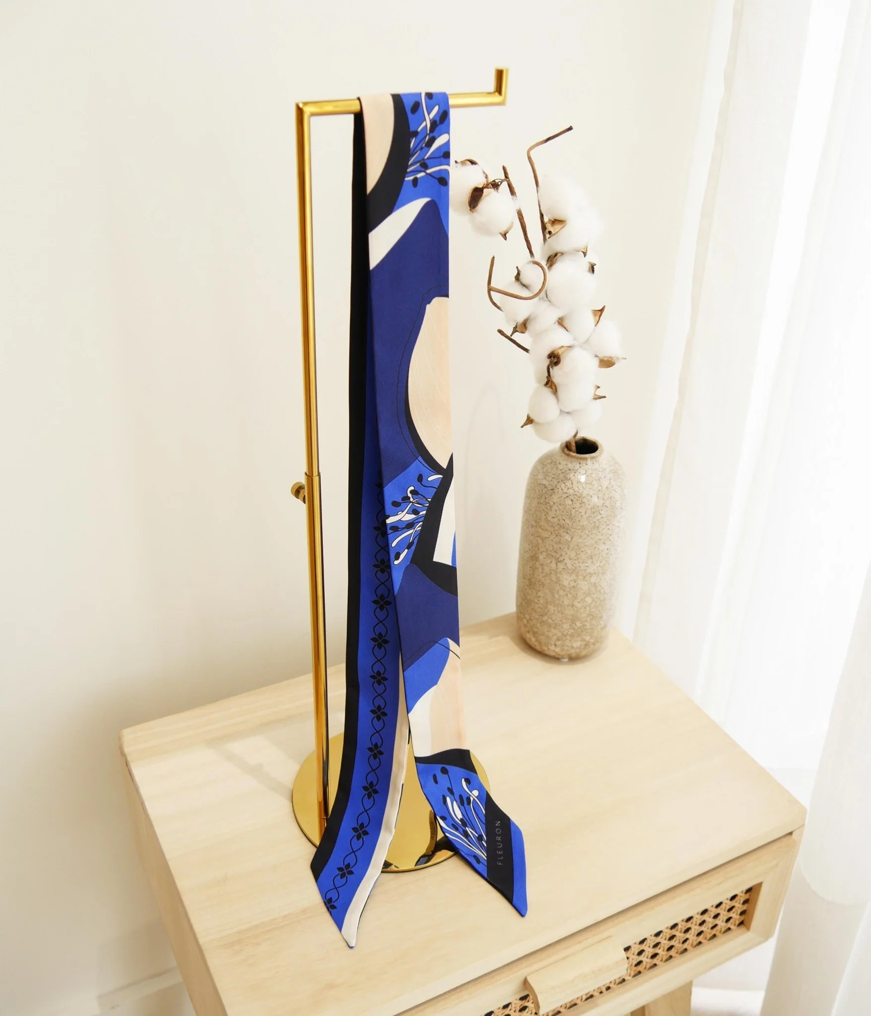 Bloom Bandeau 5x120cm | Bleu Cobalt - Image 4
