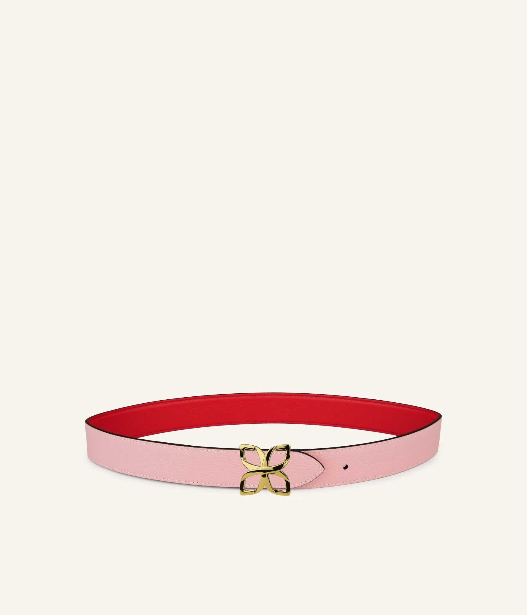 Ceinture Hortensia Doré 33mm | Baie de Goji Rose Bonbon - Image 4