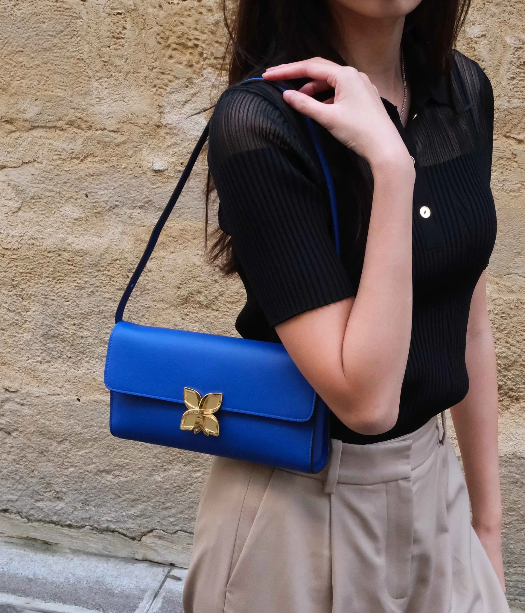 Hortensia Clutch | Bleu Roi - Image 2