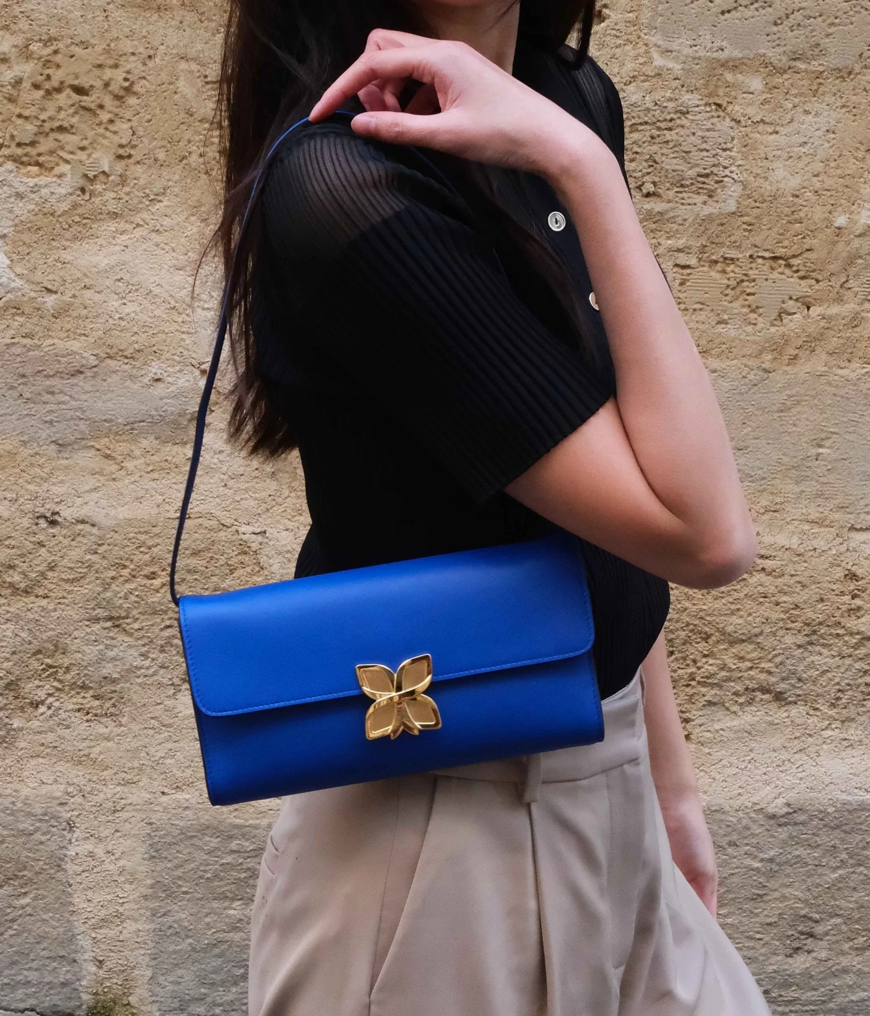 Hortensia Clutch | Bleu Roi - Image 5