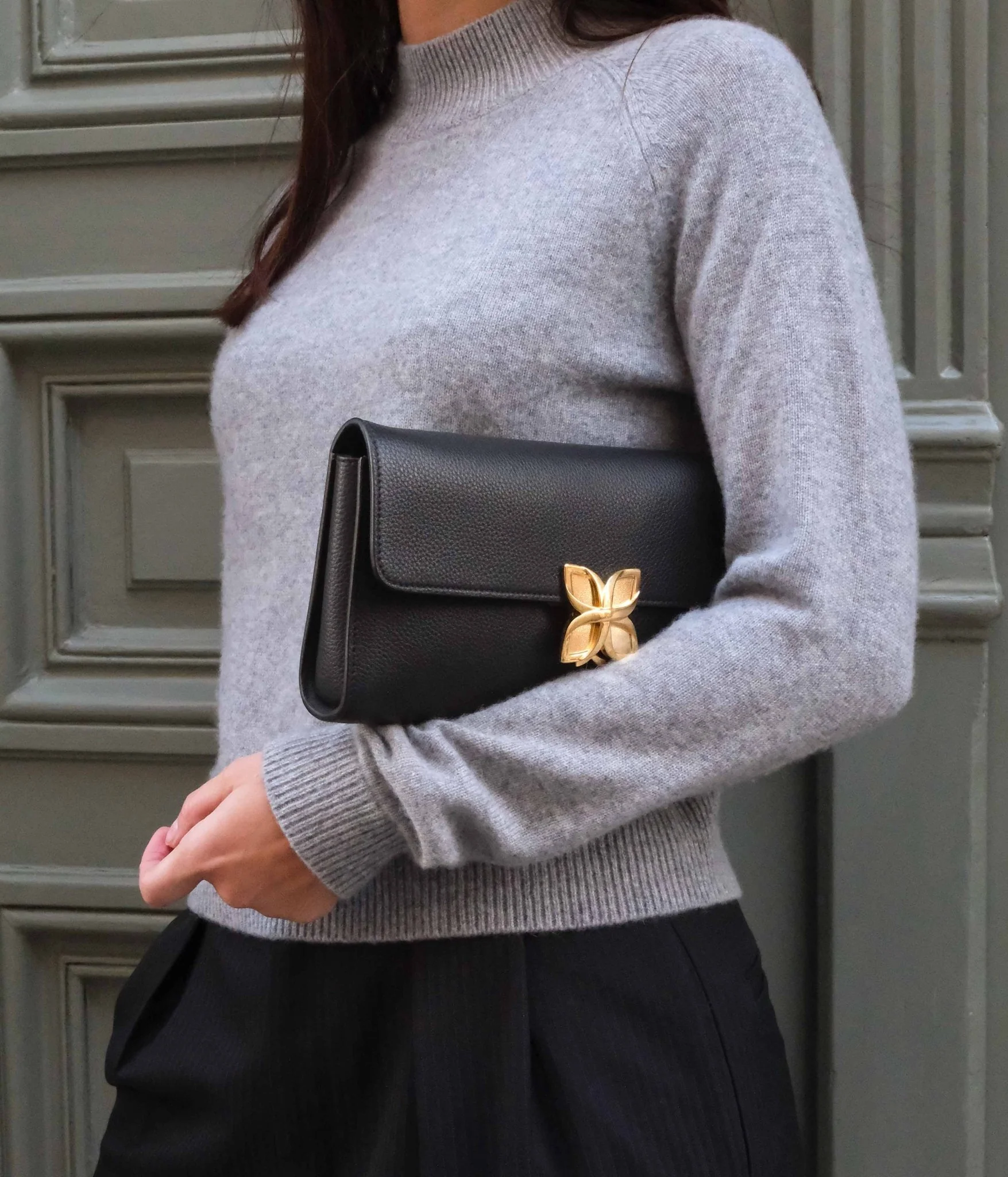 Hortensia Clutch | Noir - Image 5
