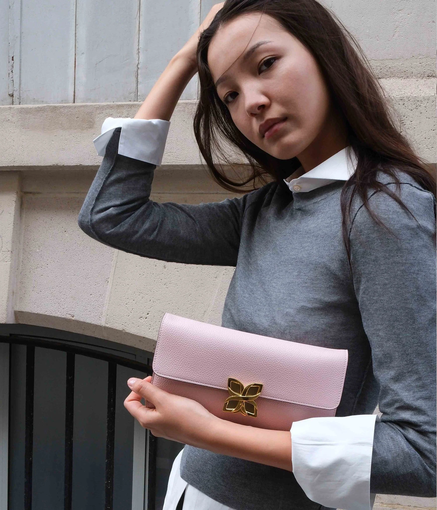 Hortensia Clutch | Rose Ballet - Image 2
