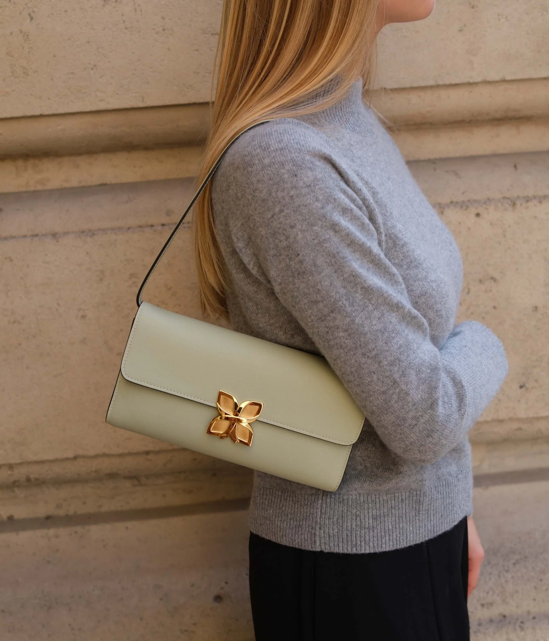 Hortensia Clutch | Vert d'Eau - Image 4