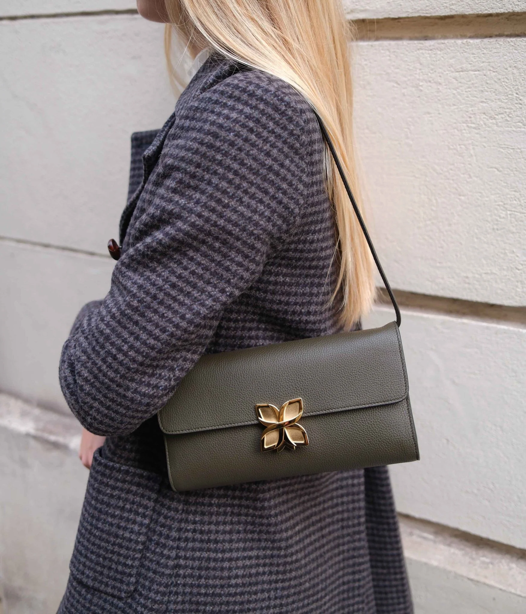 Hortensia Clutch | Vert Olive - Image 3