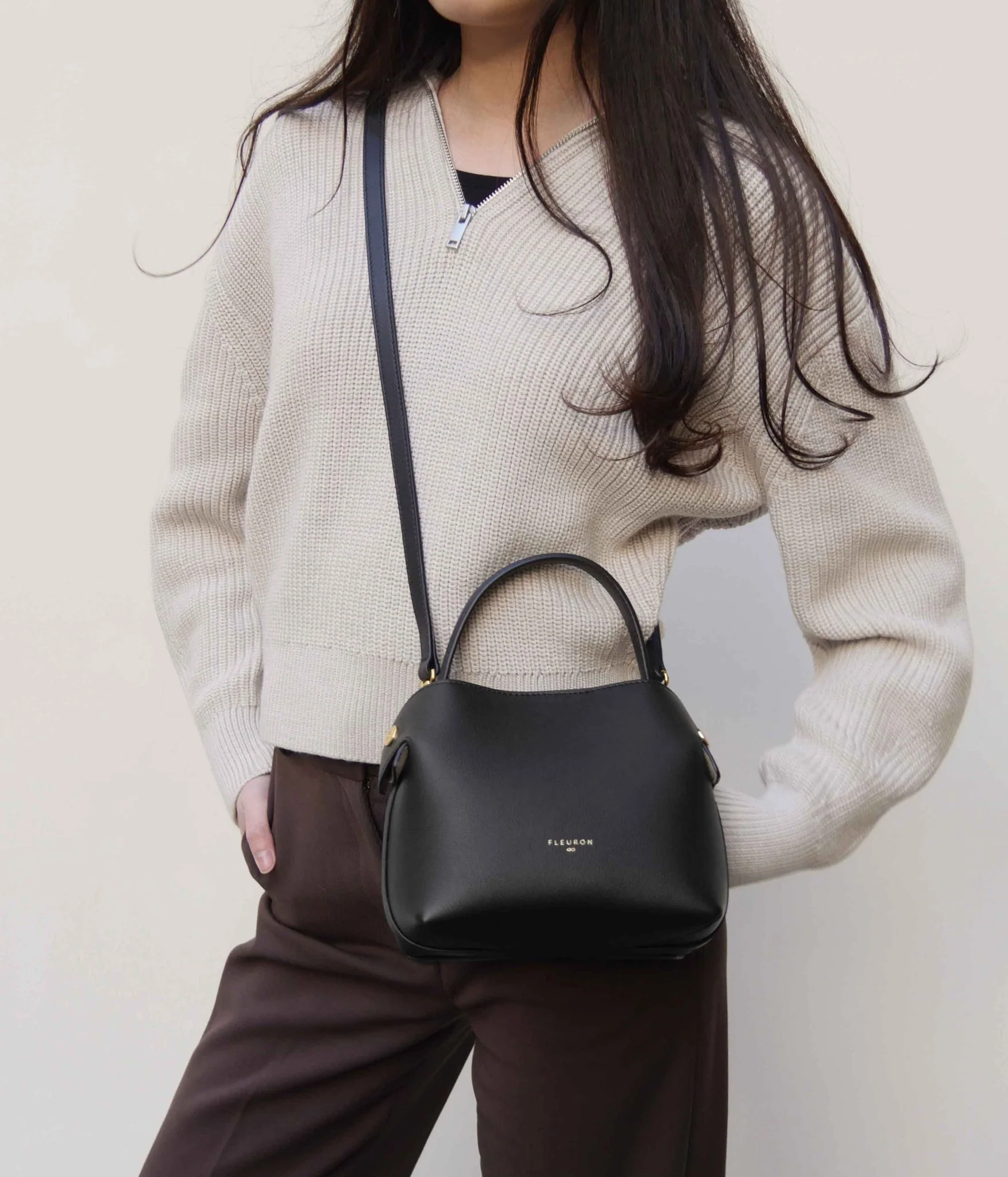 Mini Swann | Noir Lisse - Image 2