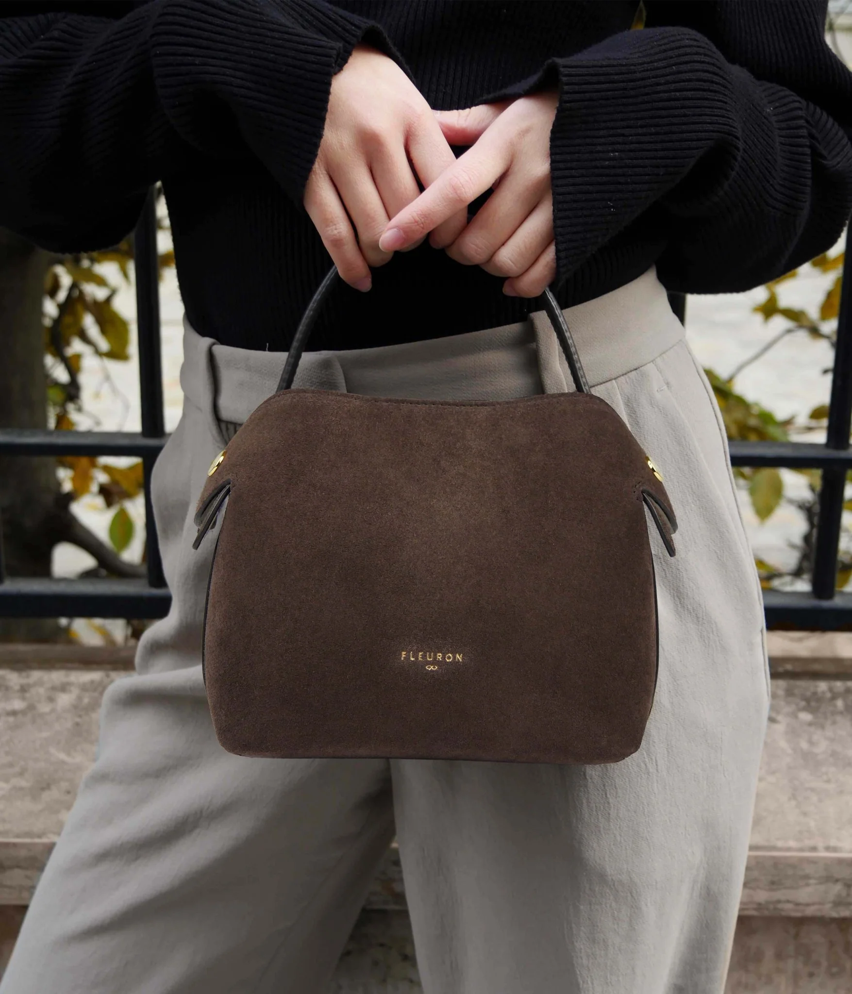 Mini Swann | Suede Moka - Image 4