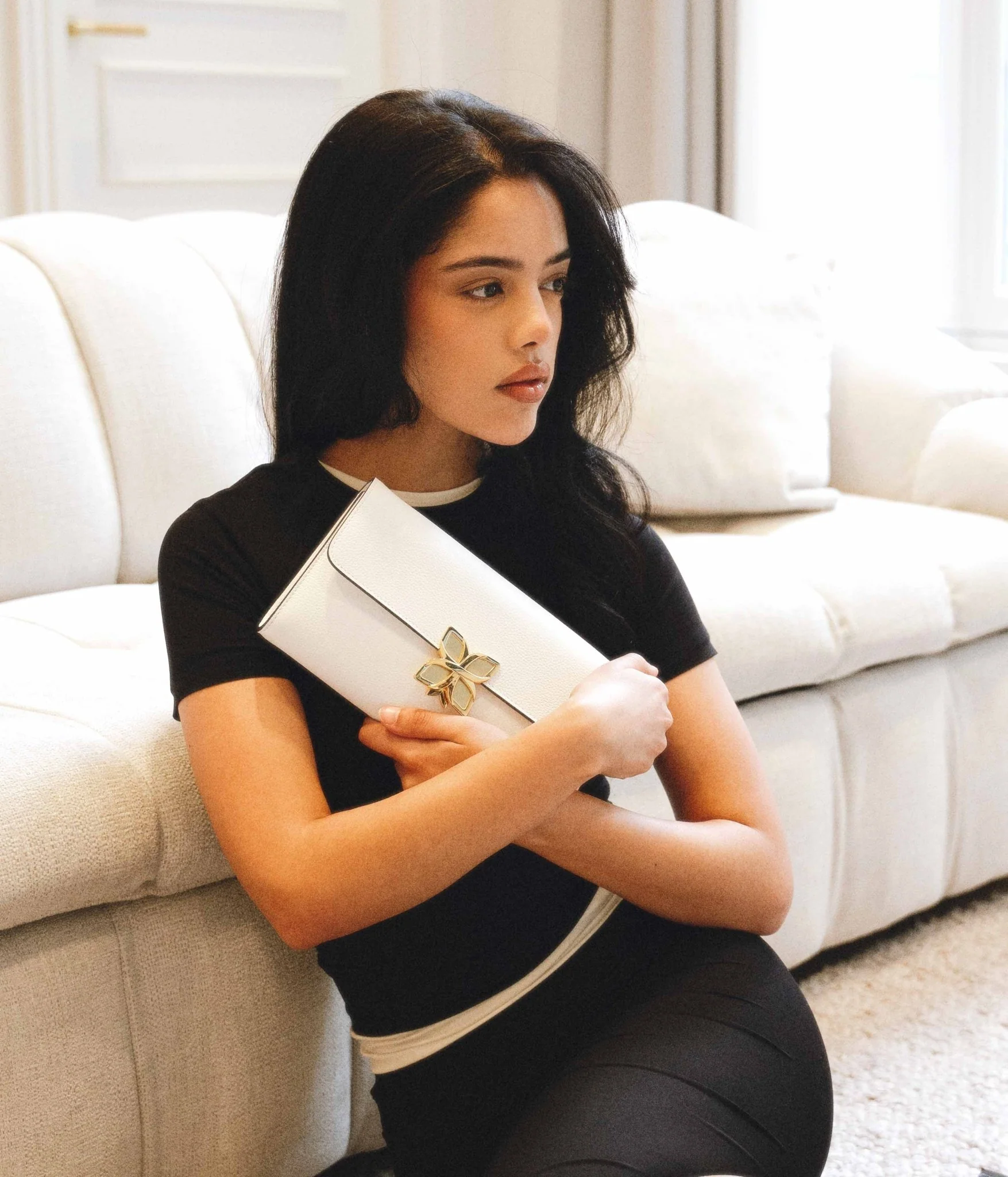 Hortensia Clutch | Blanc Cassé - Image 2