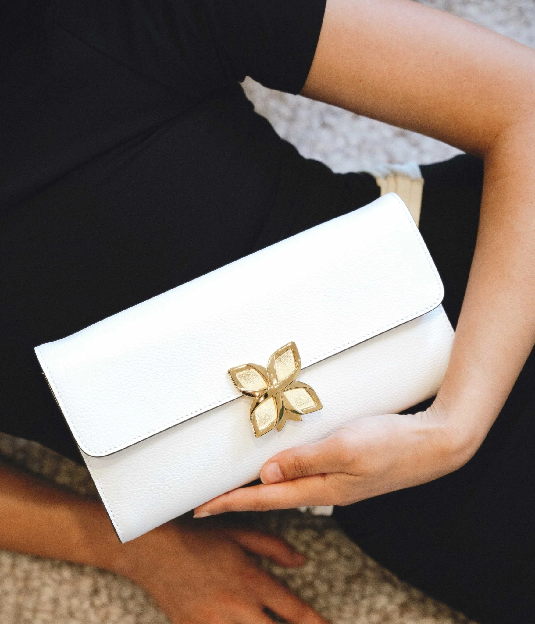 Hortensia Clutch | Blanc Cassé - Image 4