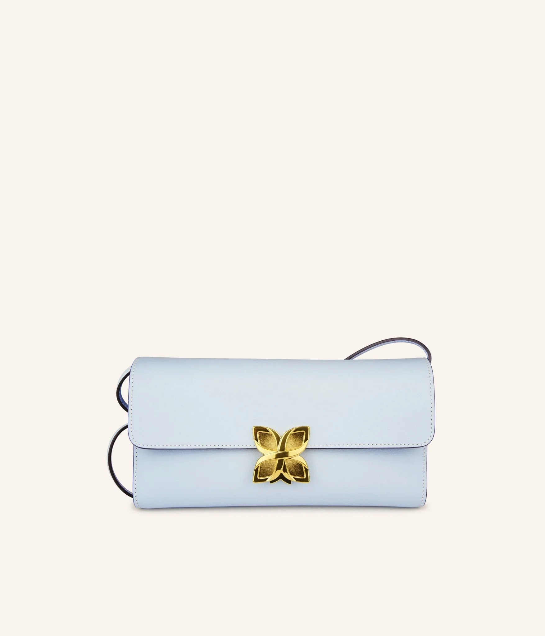 Hortensia Clutch | Bleu Glacier