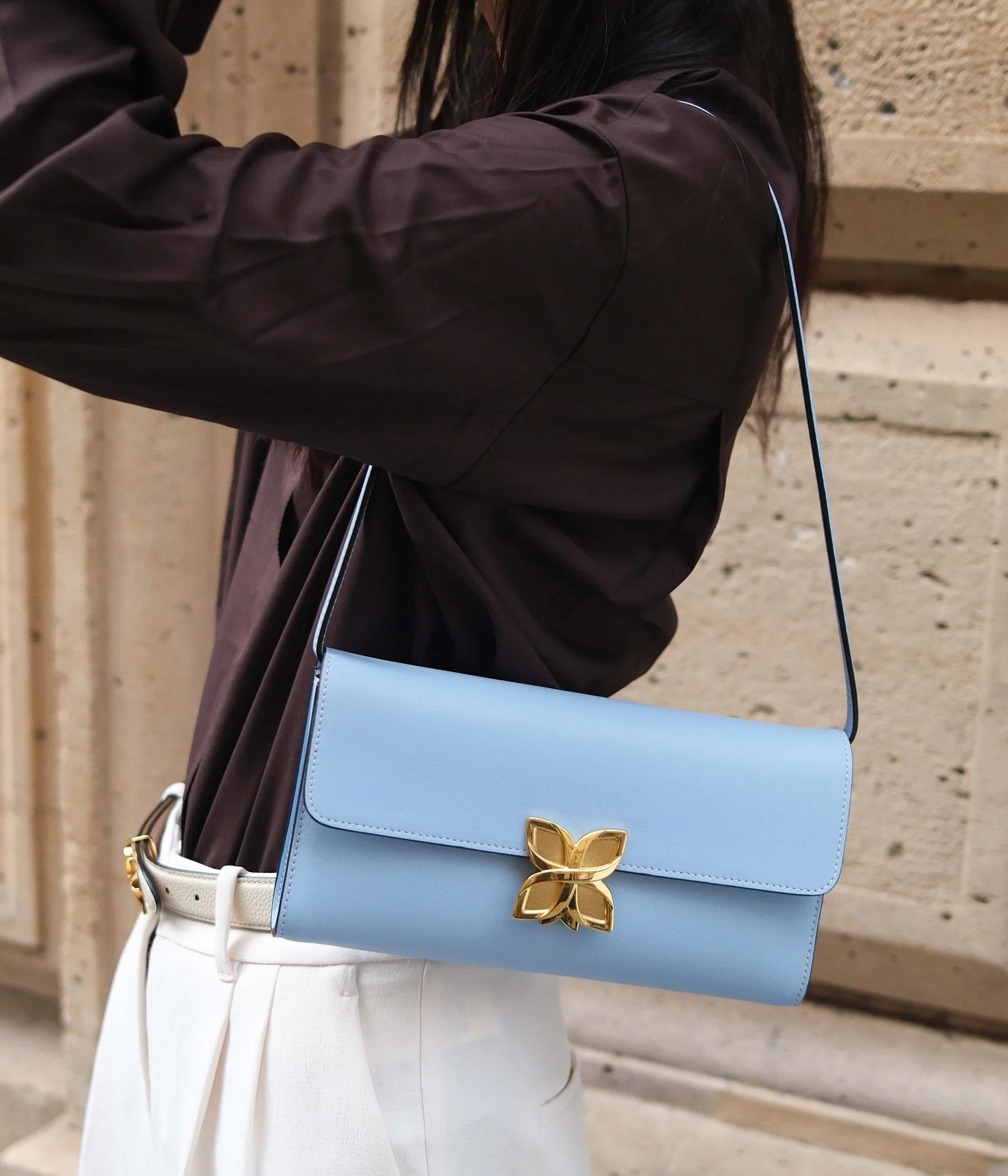 Hortensia Clutch | Bleu Glacier - Image 3
