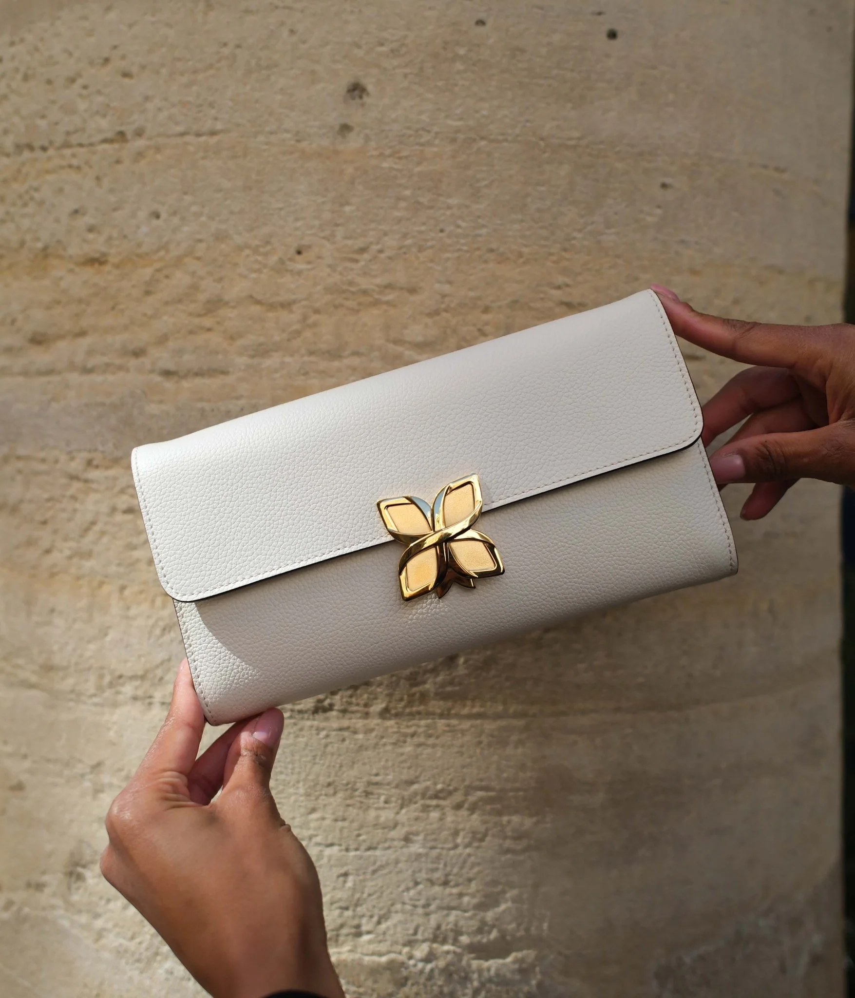 Hortensia Clutch | Crème - Image 7